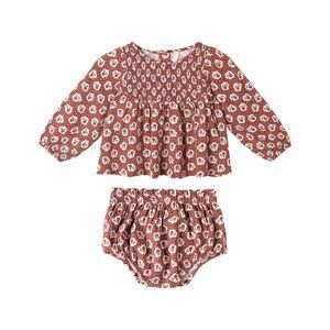 Rylee & Cru  Sophia Top & Bloomer Set, Red